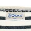 Orcival Made In Japan Border Short Sleeve Boat Neck Cut 4 White System Men's Used
