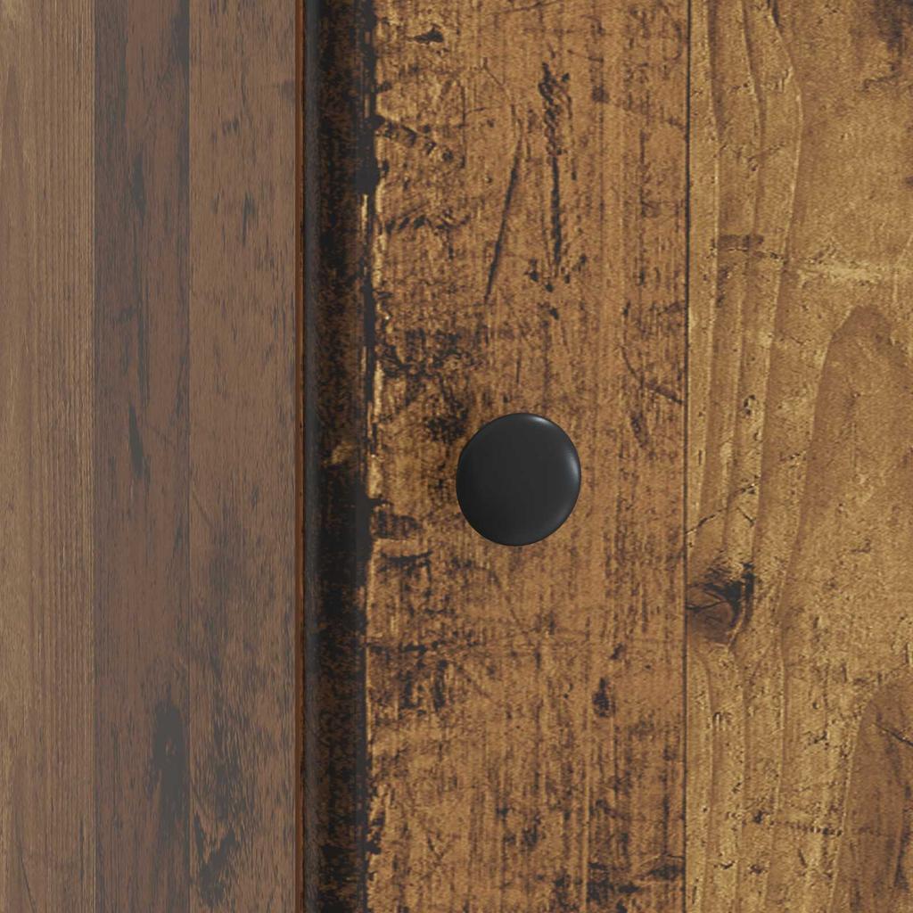 Vintage style Nightstand Reclaimed Wood Look 43 x 34.5 x 50 cm Engineered Wood