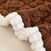 1PC-Winter sofa cushion thickened Mantou cushion shu mianrong anti-skid straight row leather sofa cover cloth cover