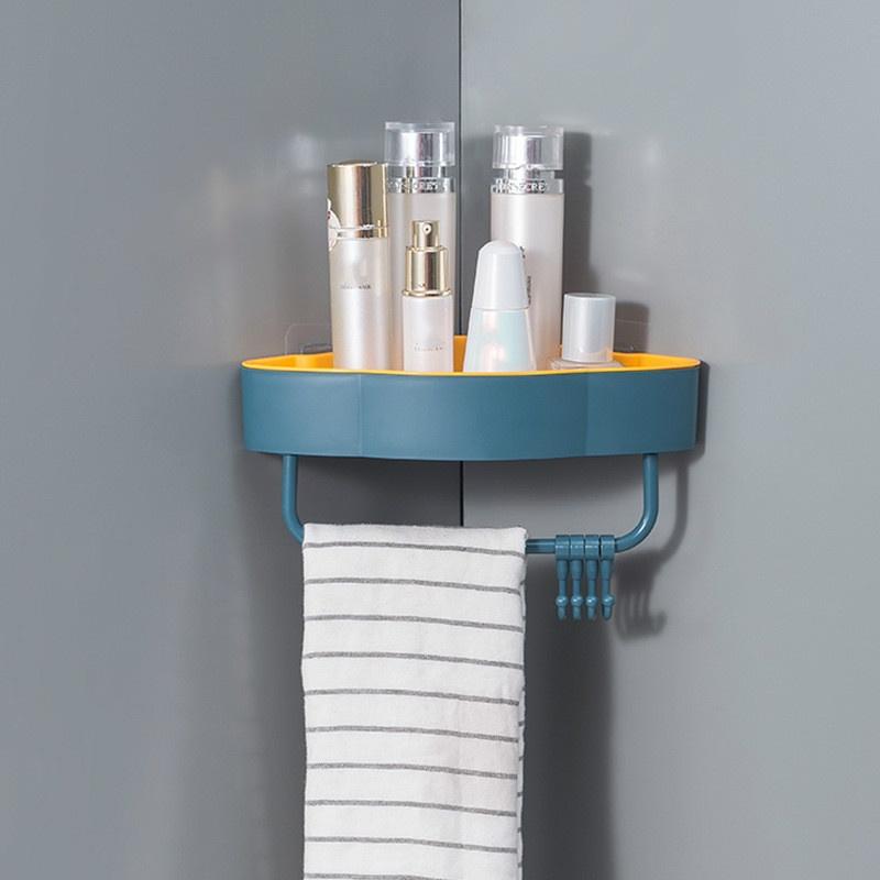 Free Punch Corner Racks Bathroom Tripod Kitchen Toilet Bathroom Wall Hanging Wall Dormitory Storage Rack