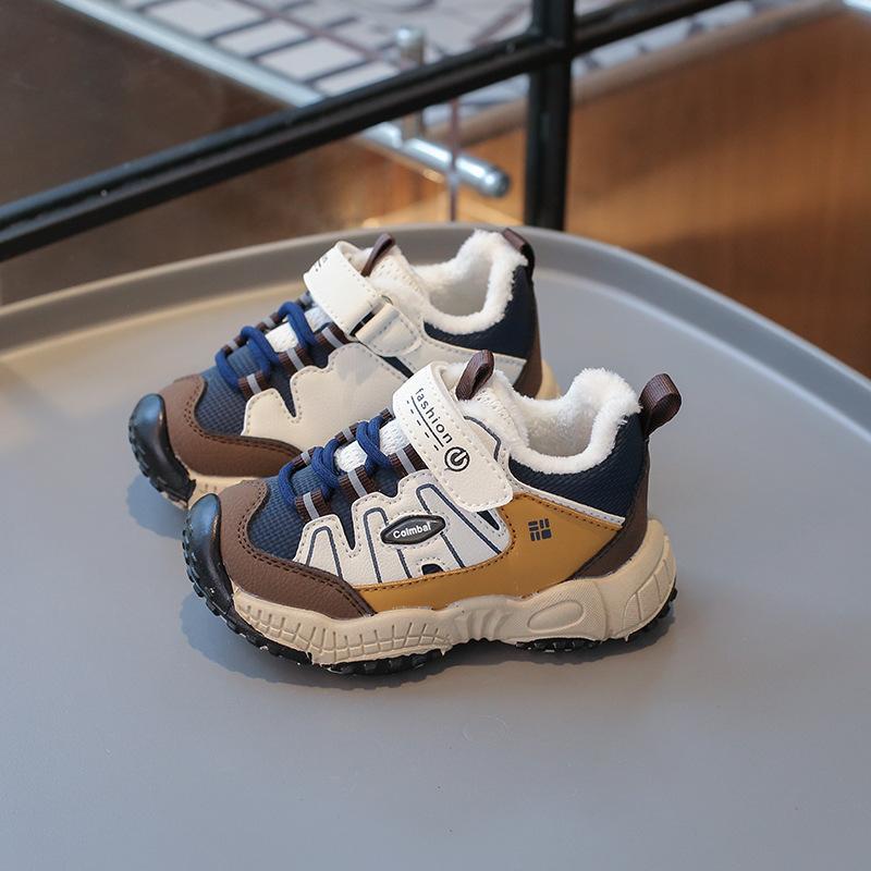 Boys Shoes 2025 Outdoor Spring and Autumn Children's Sports Shoes Breathable Boy Dad Shoes Medium Children's Mesh Shoes Non-slip