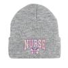 Nurse Bow Print Warm Winter Hats Unisex Cap Beanie Man Cap Stretchable Trendy Knitted Hat Beanie Perfect For Urban Style