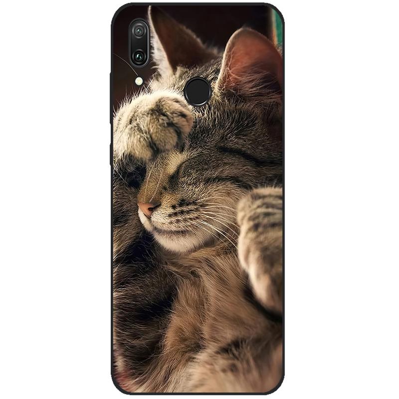 For Huawei Y7 2019 Case Y 7 2019 Silicone TPU Back Cover Protective Phone Case For Huawei Y7 Y7 Prime 2019 Bumper Fundas Coque
