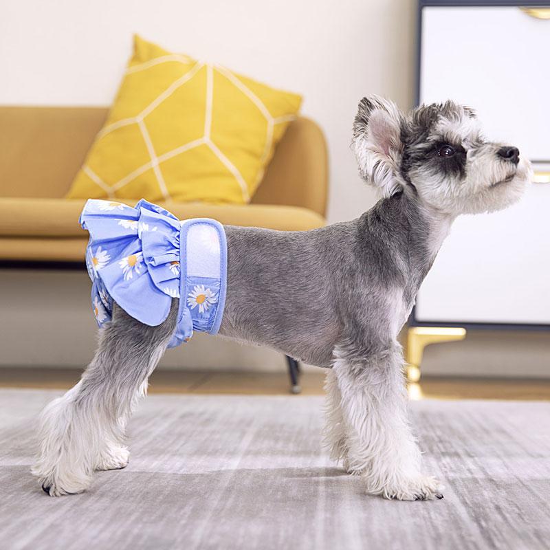 Female Dogs Diaper Pets Physiological Pants Washable Sanitary Panties Leakproof Menstrual Underwear For Small Large Dogs Shorts
