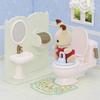 Sylvanian Families Möbel ST Mark zertifiziertes Spielzeug Puppenhaus für Kinder ab 3 Jahren und Sylvanian Families von Epoch [Toilettenset] Ka-629 Up,