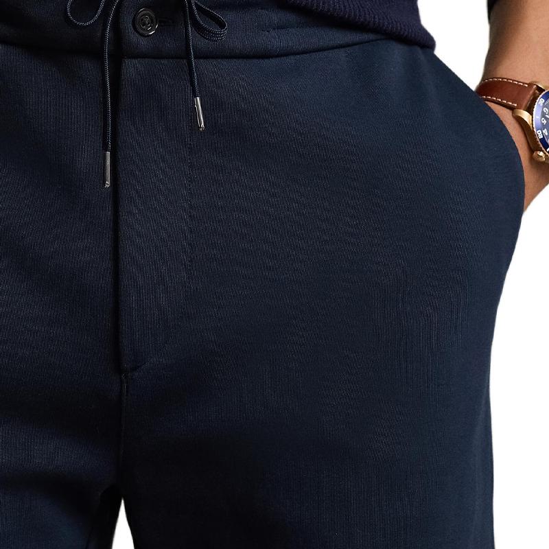 Polo Ralph Lauren Solid Color Zipper Mid-Rise Tapered Casual Pants Men bottoms Blue MNPOPNT1BQ20445-410