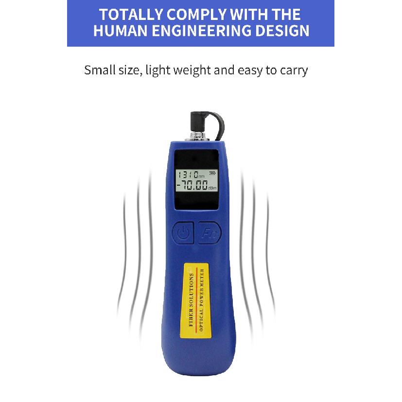Mini Optical Power Meter Tester Optical Fiber Tester Optical Work Rate Meter Handheld Optical Work TL537