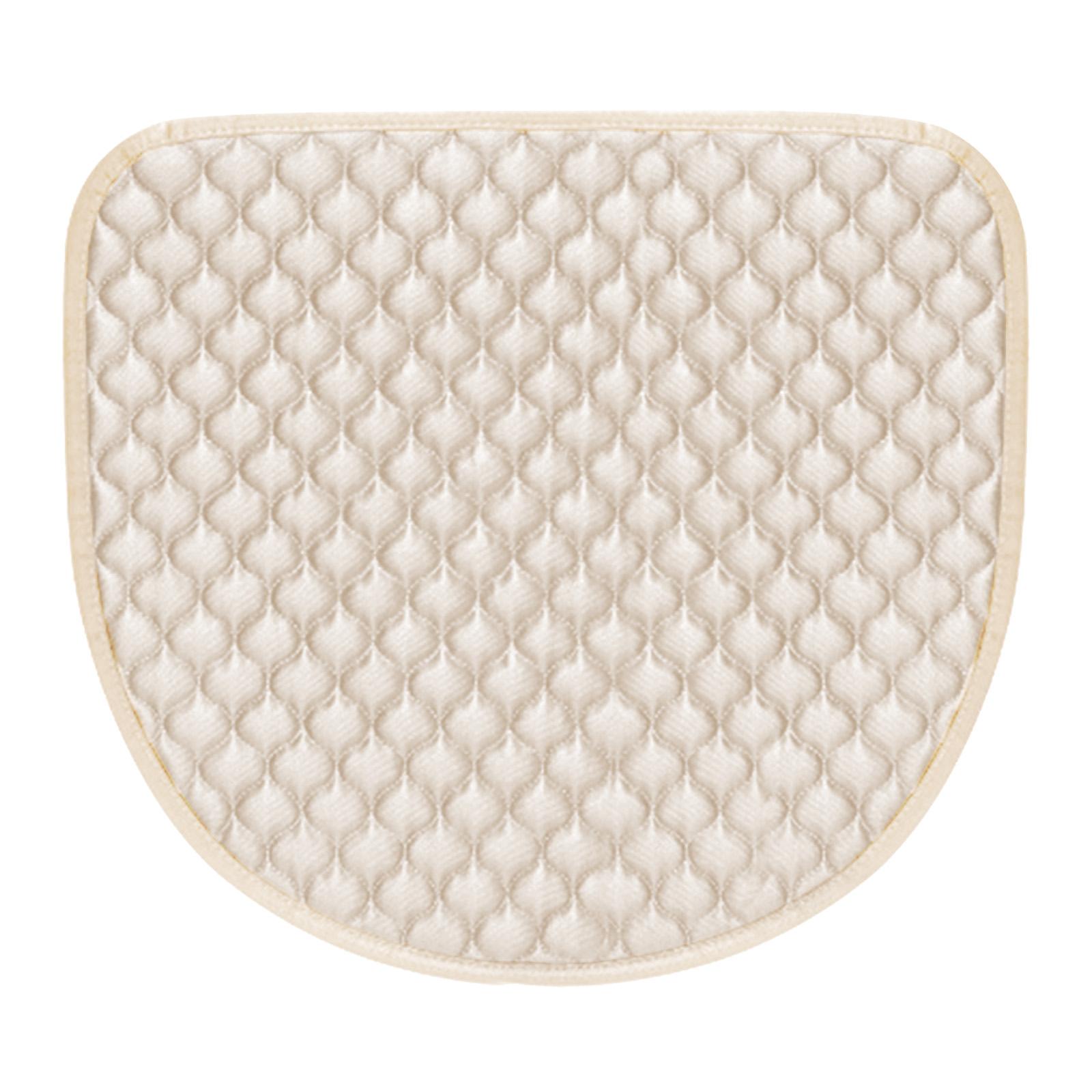 

Подушка для обеденного стула U-образной формы, подушки для кухонных стульев, нескользящий дизайн со съемным чехлом для стирки в машине, аксессуары 44*45cm бежевый