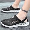Fashion Men's Sandals Summer Wear Hole Shoes Sports Dual-purpose Driving Cool Slippers Vietnamese Baotou Non-slip Beach Shoes Men