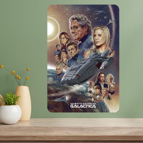 Battlestar Galactica Classic TV Show Metal Poster Sign 20x30cm（7.8x11.8inch）