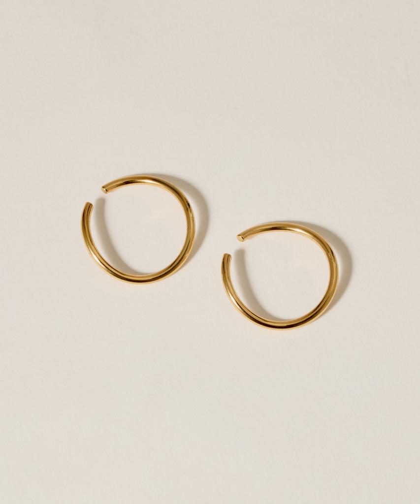 Novice Tokyo Nuance Hoop Ear Cuff Surgical Nuance Hoop Ear Cuff [Stainless] / Gold