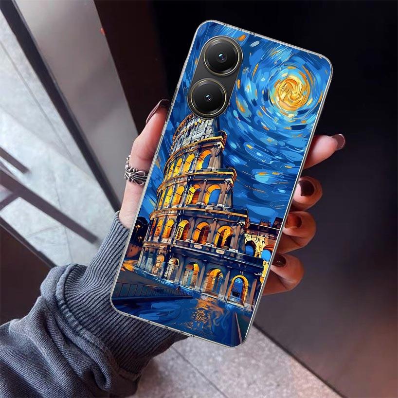 Roman Colosseum Phone Case For Xiaomi Poco X7 X6 X5 Pro F7 Ultra Redmi 15C 15 13 13C 12 12C 10 10A 10C 9 9A 9C 9T Shell Poco X7