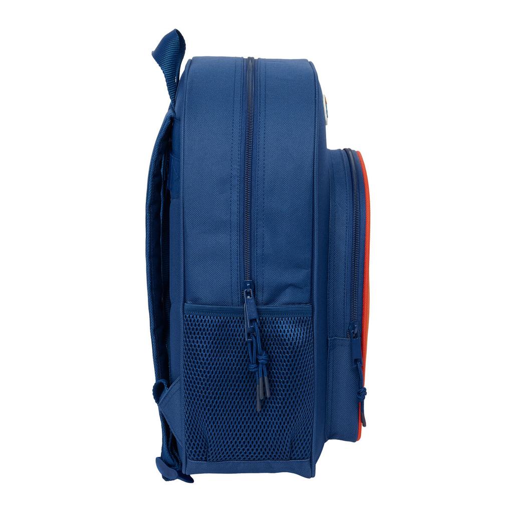 School Bag Super Mario Mamma Mia Red Navy Blue 32 X 38 X 12 Cm