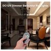 Dimmer Switch DC 12V‑24V 18A PWM LED Light Strip Dimmer with RF Remote Control Adjust Brightness Dimmer Light Switch