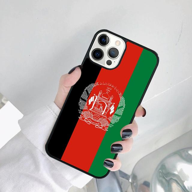 I Love Afghanistan Flag Phone Case Cover For iPhone 17 Air 15 16 14 11 12 13 Pro MAX Plus