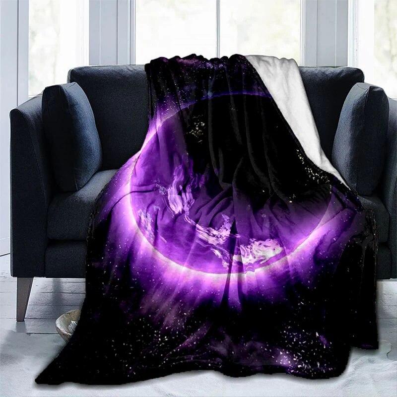 Colorful Magical Fantasy Abstract Art Printed Modern Blanket Gedruckt Bettdecke Geschenk Flannel Soft Sofa Bed Throwing Blankets