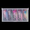 Ultra-Small Hard Bait Lead Fish Single Hook Set Five Boxes Metal Horse Mouth Three Hooks Blood Groove Sequins for Bass Trout