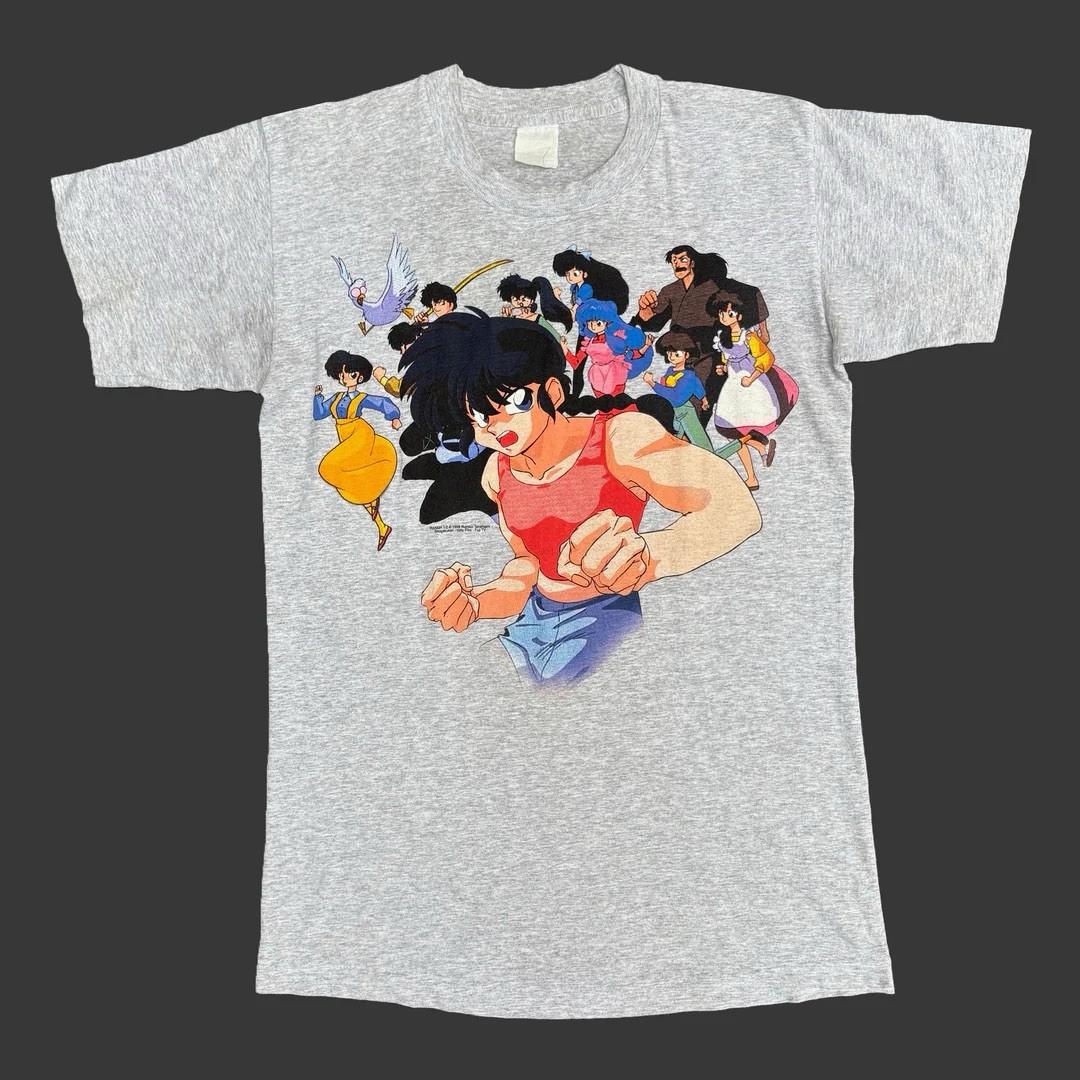 Ranma 1/2 1998 98 90s Vintage Japan Anime Animation Manga Rare Panda Unisex T-Shirt XL