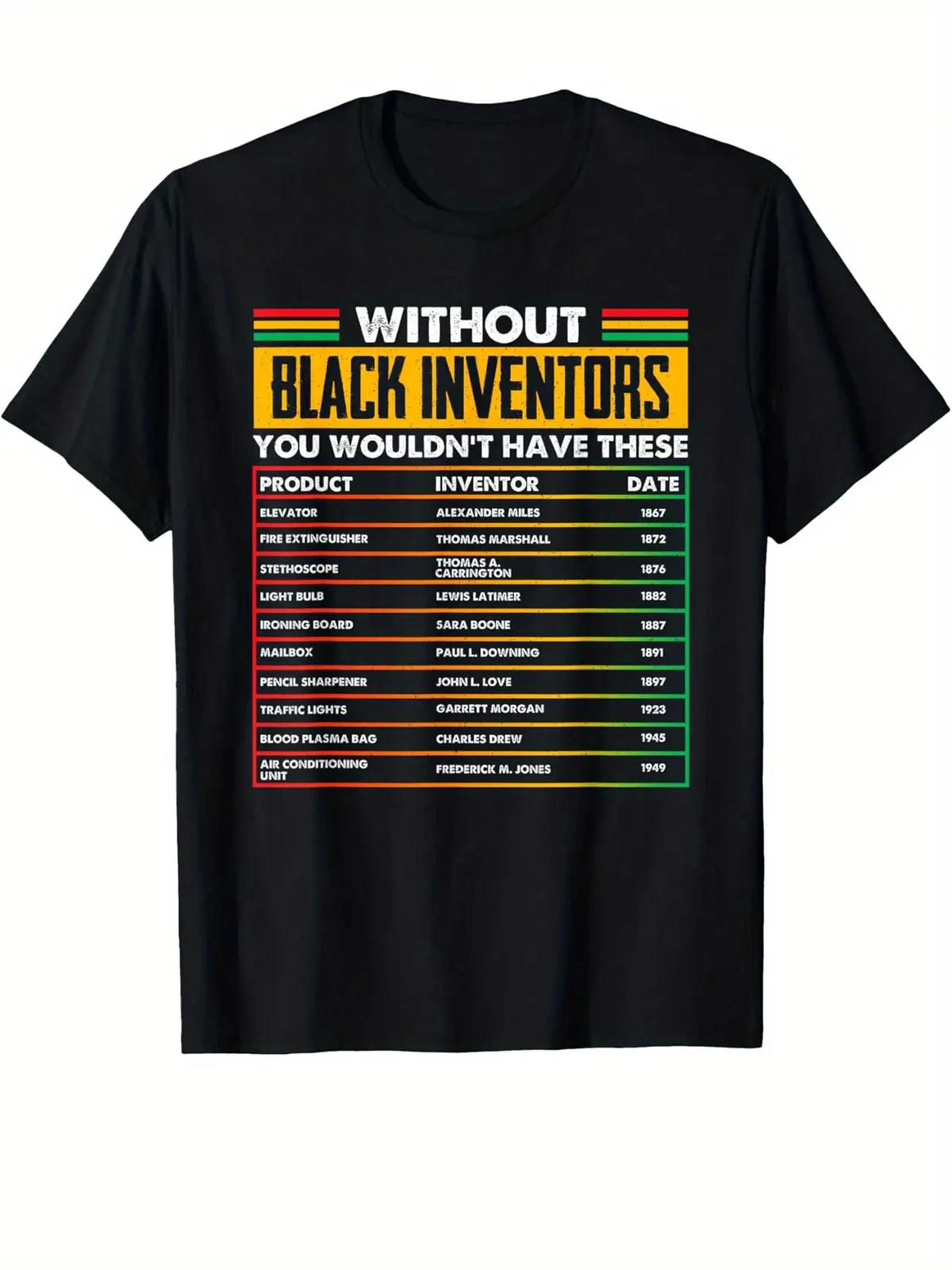 History Of Forgotten Black Inventors Black History Month T shirt L
