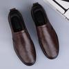 Genuine Leather Men Shoes Casual Slip On Formal Loafers Men Moccasins Italian Black Male Driving Shoes