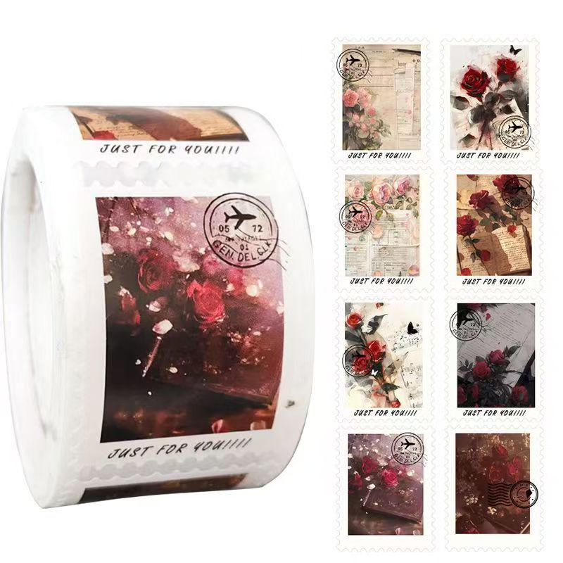 200 Oil Painting Mountain & Sea Landscape INS Style Aesthetic Stickers - Decorative Notebook & Journal Set
