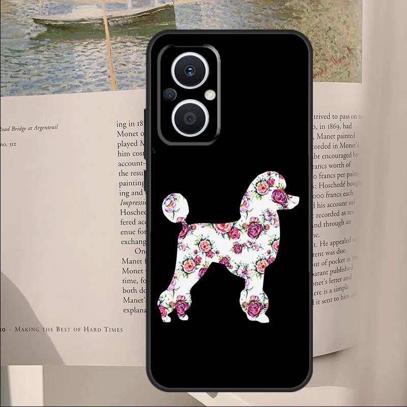 Poodle Dog Cover For OPPO Reno 14F 11F 12F 13F 10 11 12 13 14 Pro 7 8 Lite OPPO Find X6 X8 X9 Pro Case