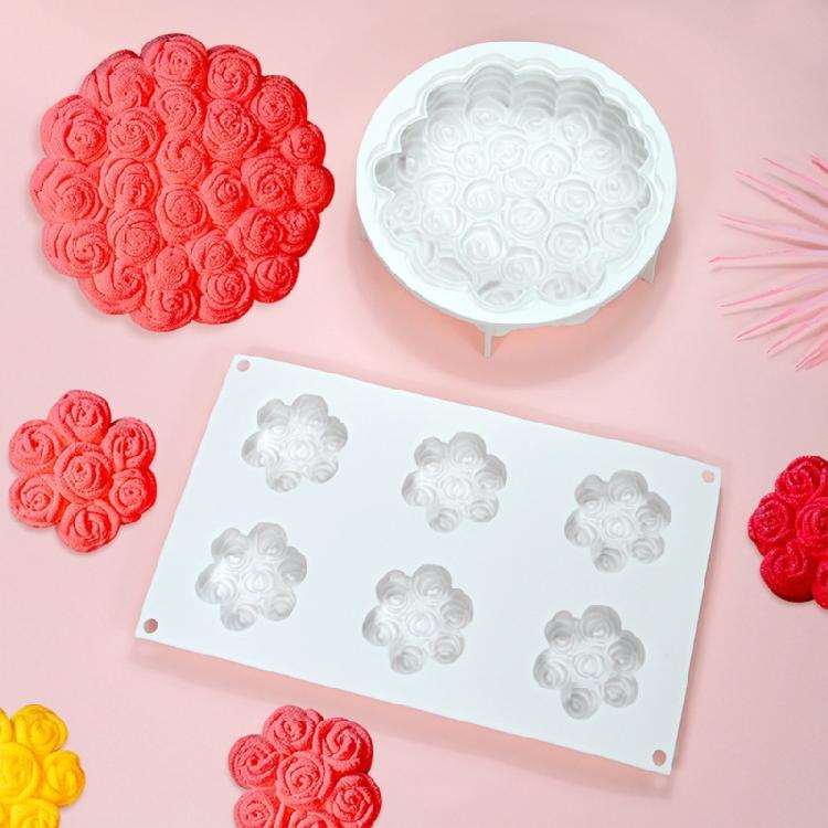 Bloomings Flower Silicone Molds Fondants Chocolate Molds DIY Mousse Cake Molds