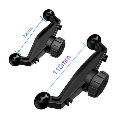 Universal 17mm Kugelkopf Auto Halter Adapter Halter Halter Zubehör zum Verbinden von 2 Mobiltelefonen