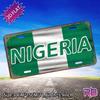 Nigeria Flag Vintage D Flat Aluminum Metal Tin Sign for Patriotic Car  Wall Decor Bar Garage Man Cave