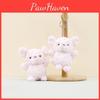 Delightful Small Pig Plush Toy Keychain Adorable Coral Fleece Doll For Key Ring Use