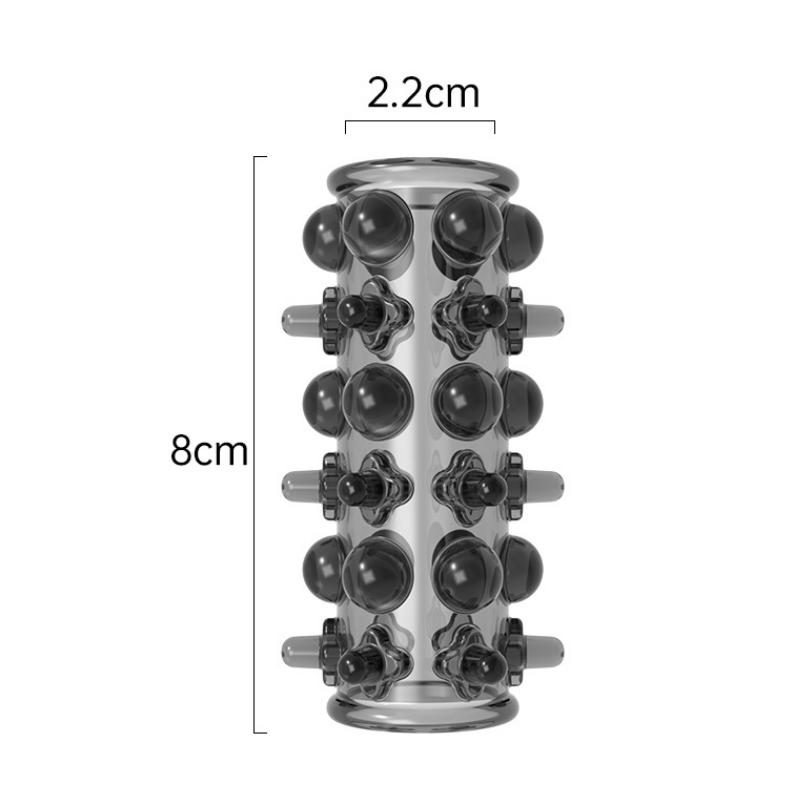Penis Enlargement Sex Toys For Men Soft Cock Ring Stretcher Extender Sleeve Reusable Condoms Adults Products
