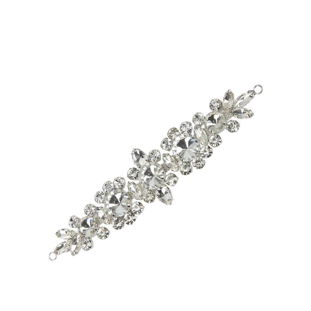 Rhinestone Chain Applique Shining Dazzling Beautiful Practical Waist Rhinestone Chain for DIY