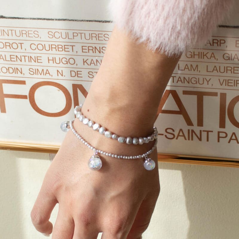 luvinball Seaform Snowball Pearl Bracelet