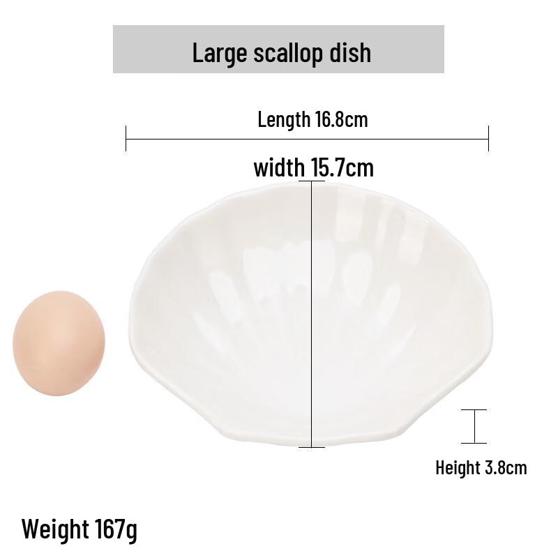 Melamine Shell Sauce Dish Set