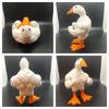 Creative Muscle Duck Resin Statue Ornament Home Decoration Funny Key Magnetic Duck Art Sculpture Crafts Living Roon Garden Decor