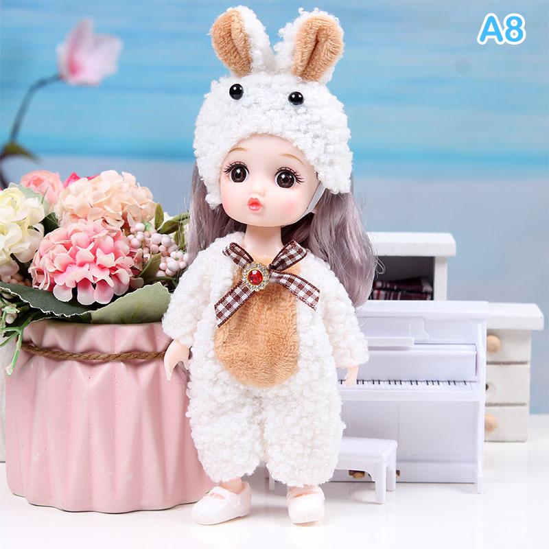 Innovative 16Cm Moveable Joint Doll Princess Laurie Newest Cartoon Make Up Dress  Toys Changeable Children Girls Gift