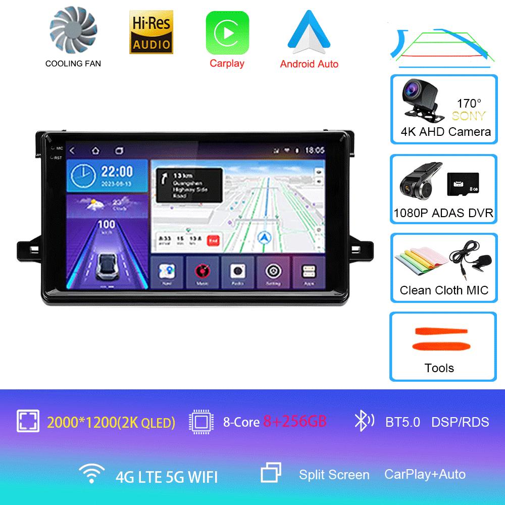 Android 14 For Toyota Prius XW50 2015 2016 2017 2018 2019 2020 Car Radio GPS Carplay Multimedia Player Navigation Stereo Auto BT