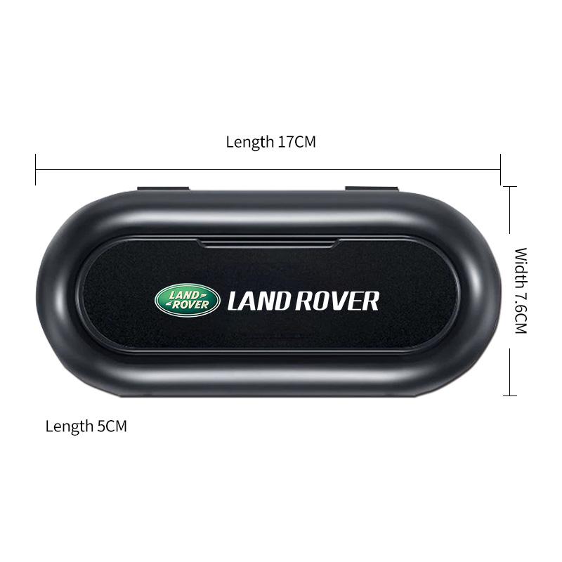 Araba Güneşlik Gözlük Saklama Kutusu Tutucu Düzenleyici Araba Styling Land Rover Range Rover Rover L322 L405 Discovery 3 4 Freelander Özel