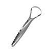 Stainless Steel Tongue Scraper Cleaner Open Style Fresh Breath Coated Oral Hygiene Cleaning Tool for Bad Breath