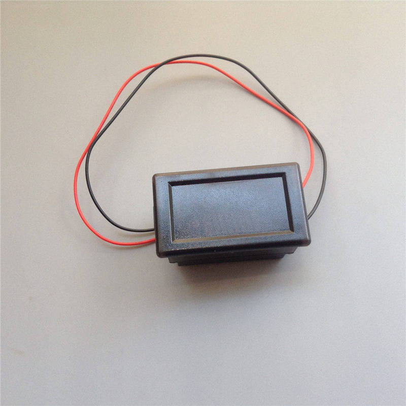 Waterproof Battery Monitor 12-60V Universal 8-Segment LED Display Auto Voltage Detection Reverse Polarity Protection for Lithium