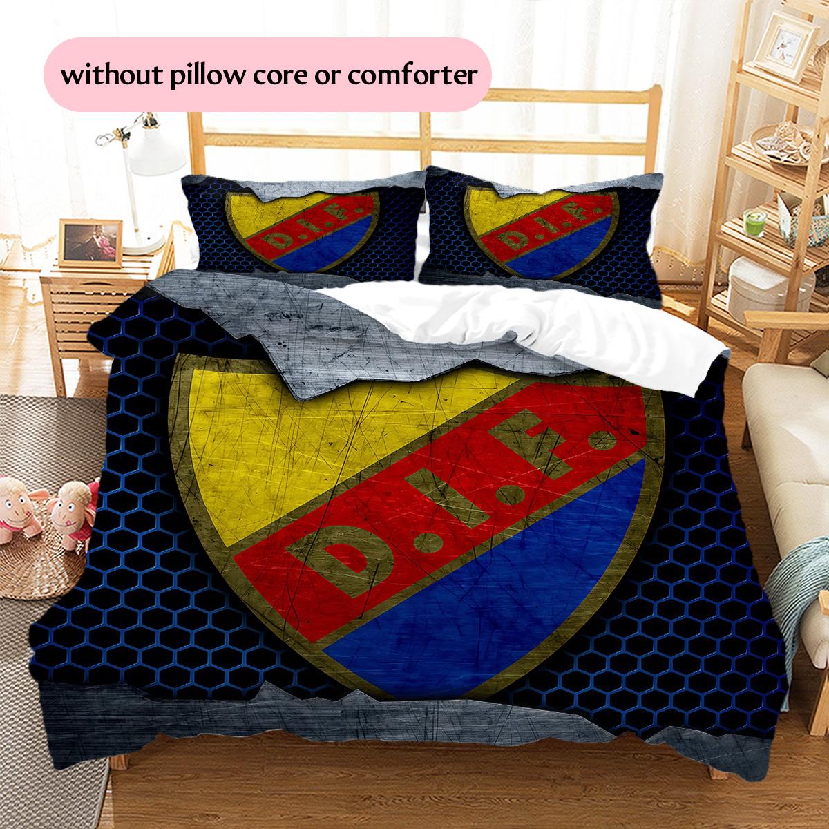 Djurgardens IF Pattern Bedding Quilt Set