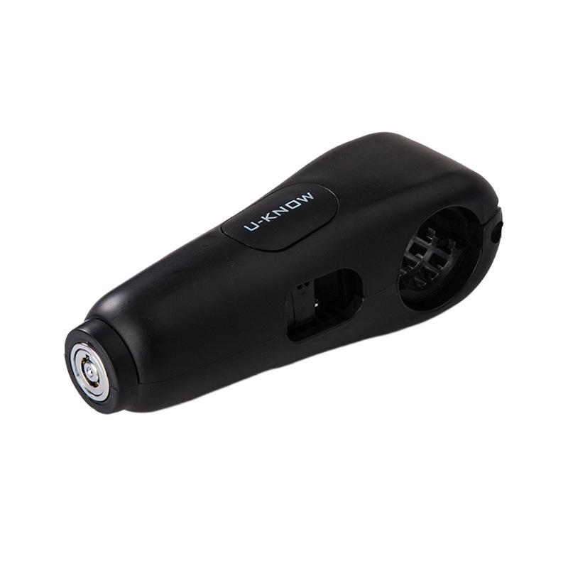 Anti-Theft Motorcycle Brake & Throttle Lock with Alarm