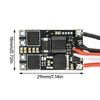1-2S 2 Channel Bidirectional ESC brushed ESC Differential ESC Remote Control for Track Vehicles RC drone UAV Aircraft Boat 5A 9A
