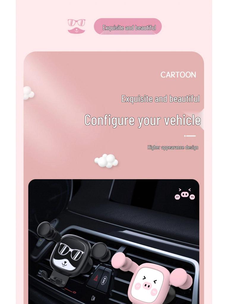 Gravity Car Air Vent Phone Holder for Navigation - New Model