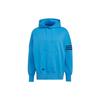 adidas Originals Trefoil Solid Logo Drawstring Hoodie Loose Long Sleeve Casual Top Men Blue HM1872