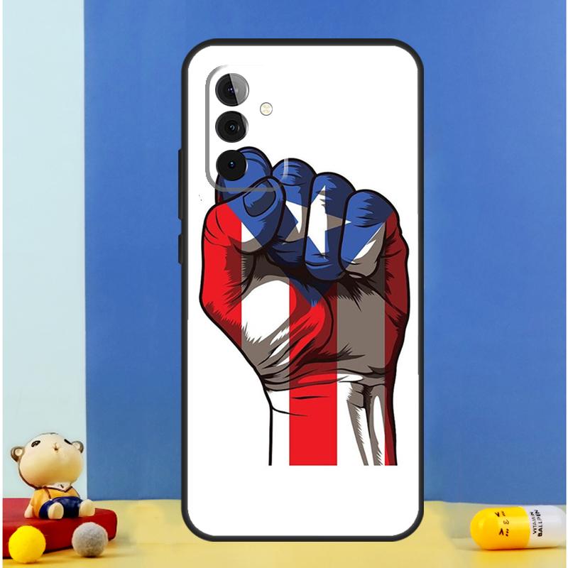 Puerto Rico Flag Case For Samsung Galaxy A56 A52 A53 A16 A26 A36 A55 A35 A15 A32 A12 A33 A13 A14 A34 A54 A17