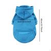 Hunde Hoodie Kleidung Pullover Kostüm Warm Weich mit Tasche Mantel Jumpsuit Outfit für