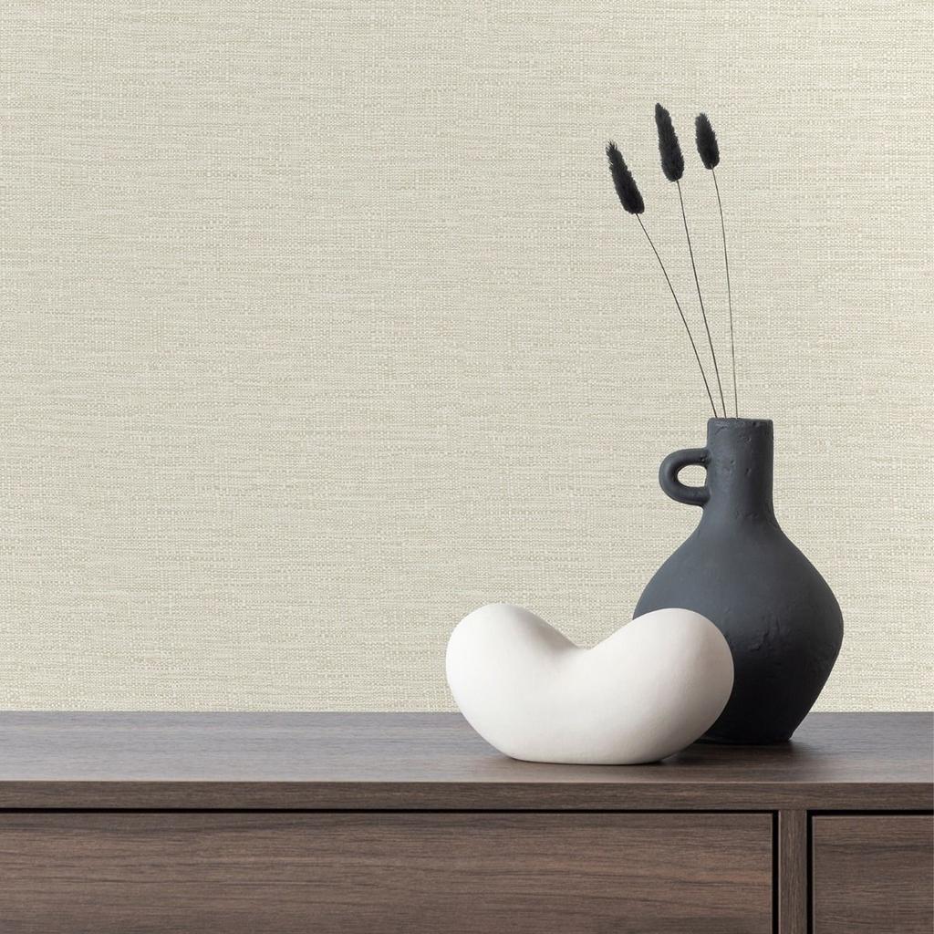 Grandeco Telma Hessian Vinyl Textured Wallpaper