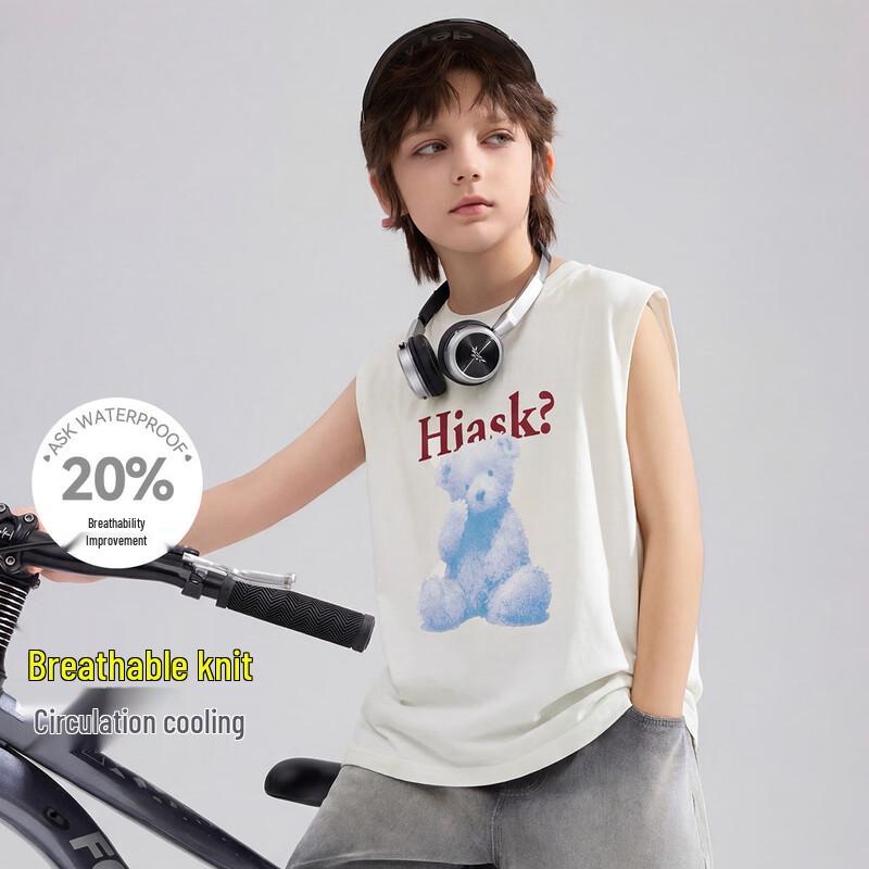 ASK JUNIOR Boys  Summer Printed Sleeveless Tank Top 160