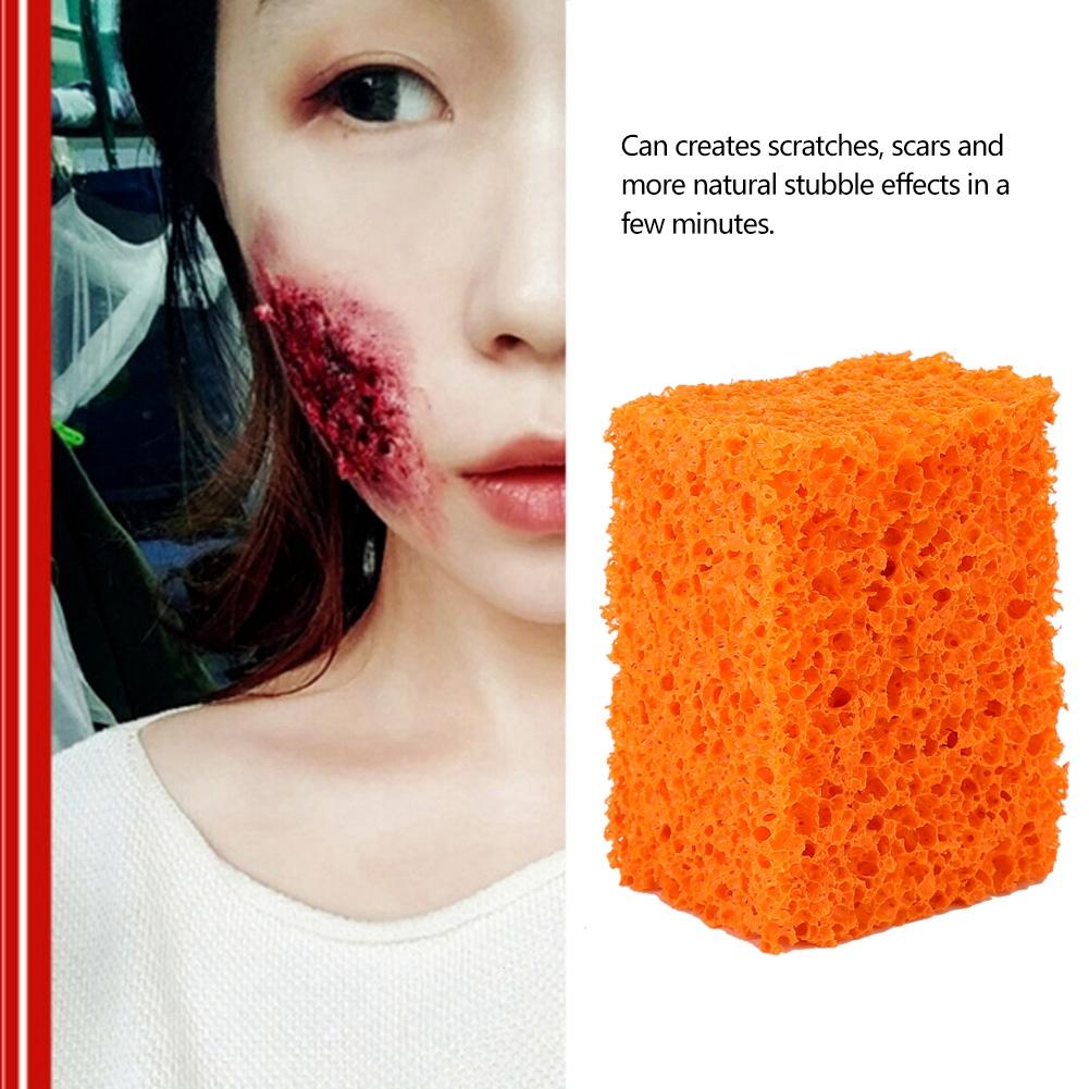 FX Blood Scar Stubble Effect Wound Makeup Stipple Sponge for Halloween Xmas (Small Hole)